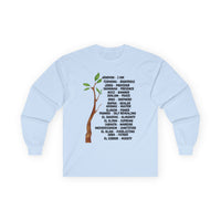 Characteristic Names of God Long Sleeve Tee - Black