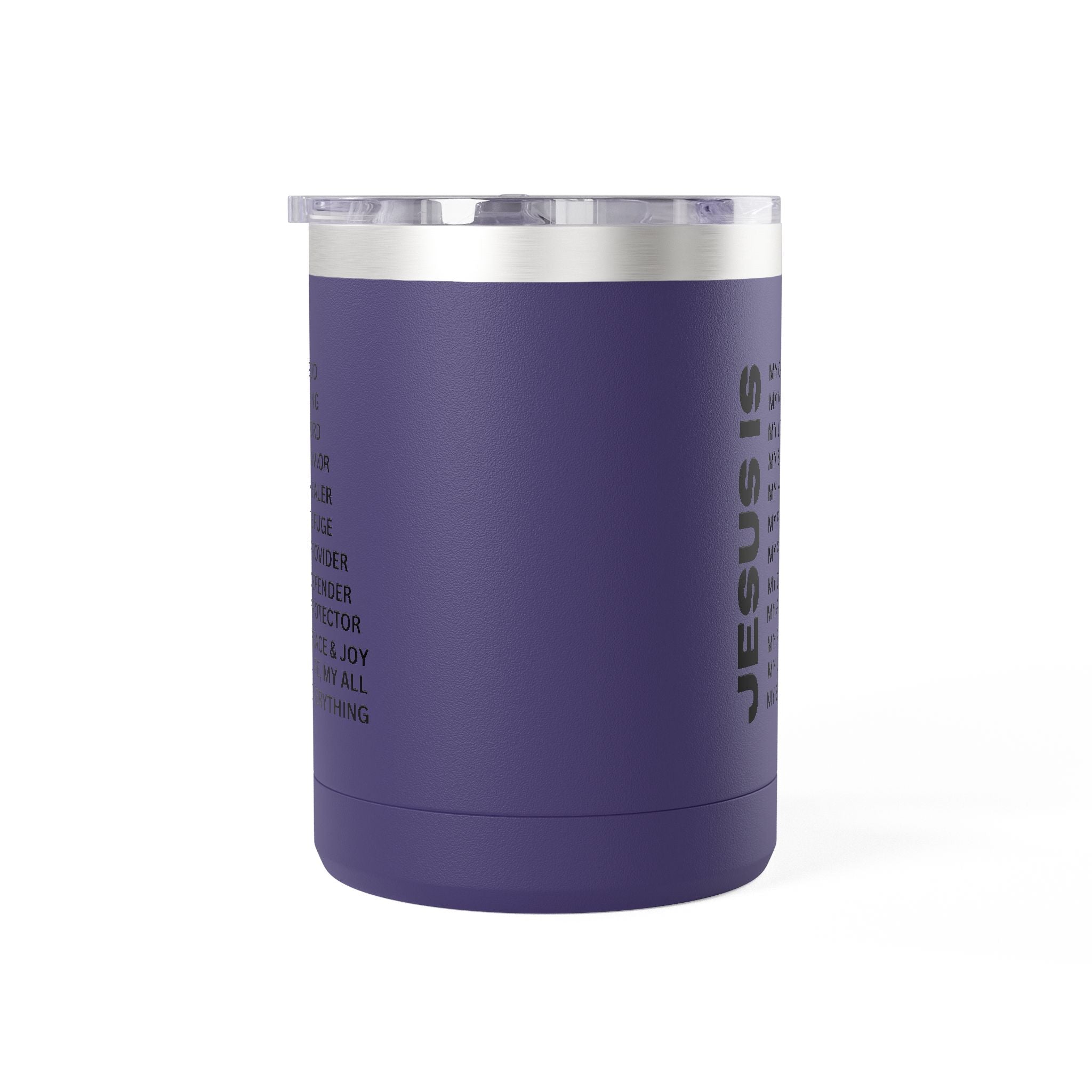 Christian Jesus Is 15oz Tumbler - Black