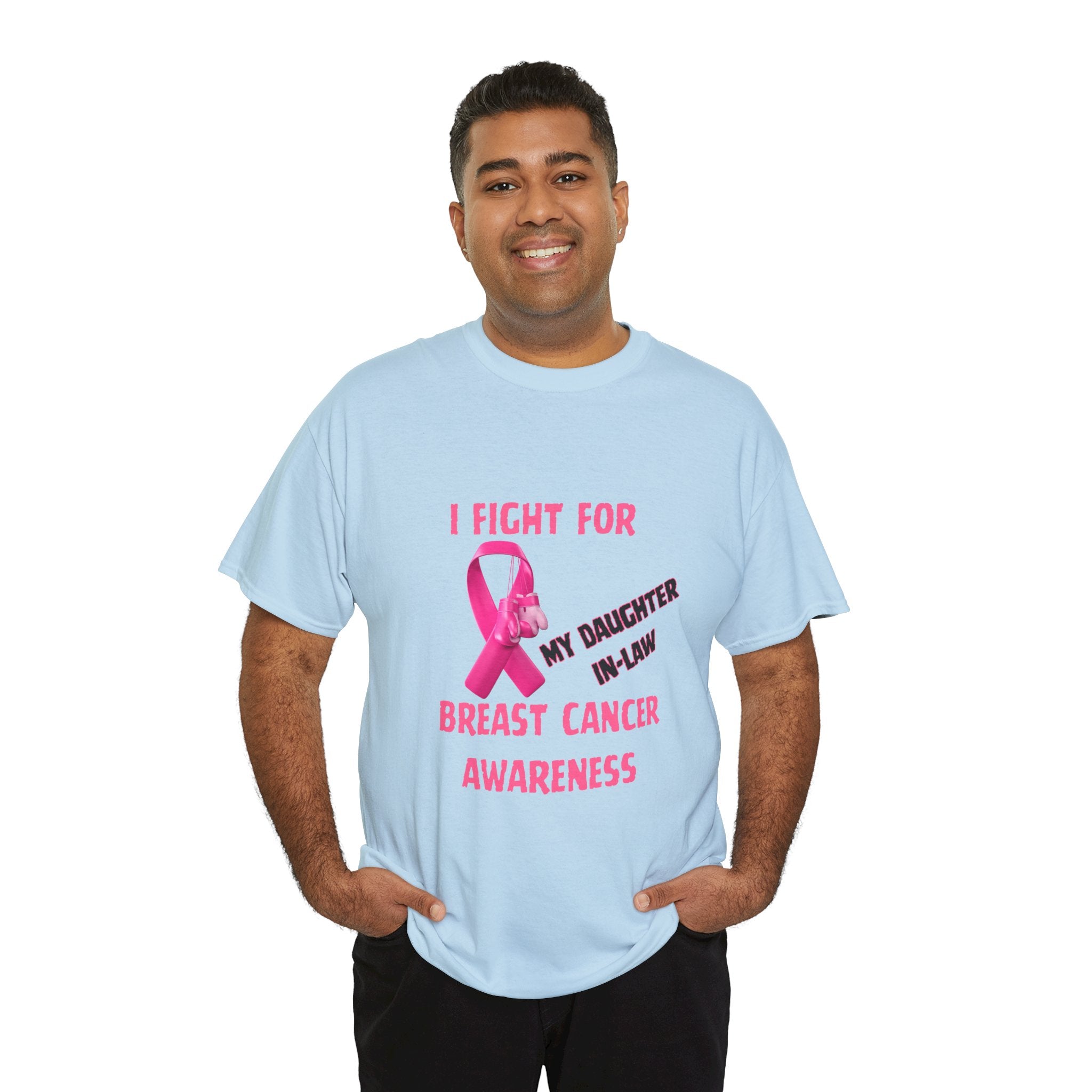 I Fight For My Daughter In-Law Pink Ribbon Tee