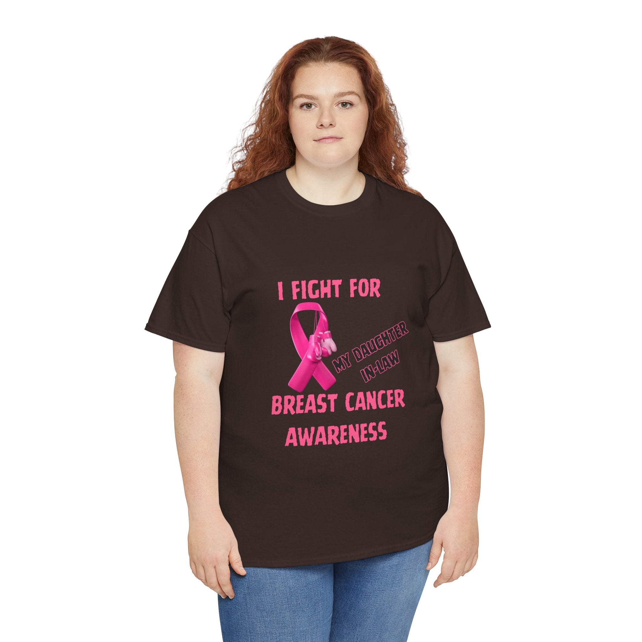 I Fight For My Daughter In-Law Pink Ribbon Tee