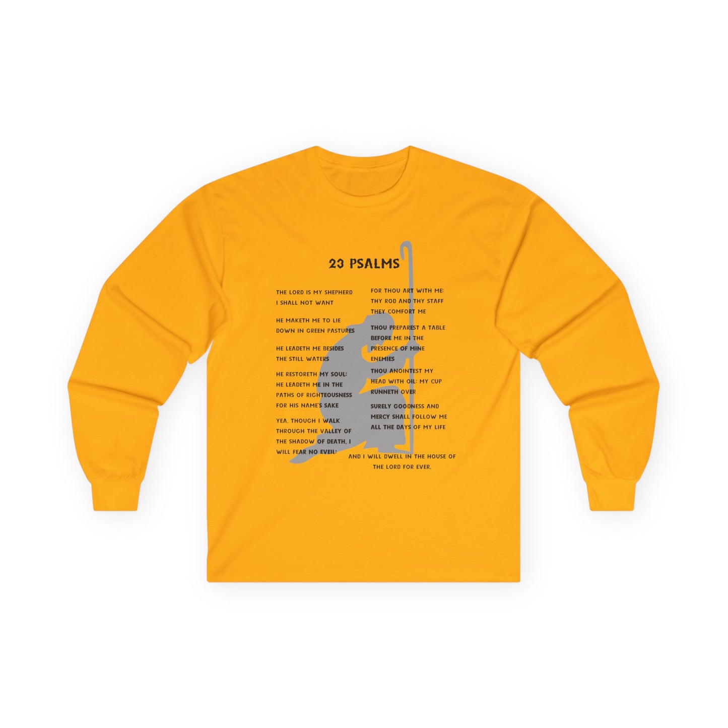 23 Psalms Long Sleeve - Black