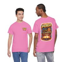 PUSH: Pray Until Something Happens Front/Back Tee - Bible