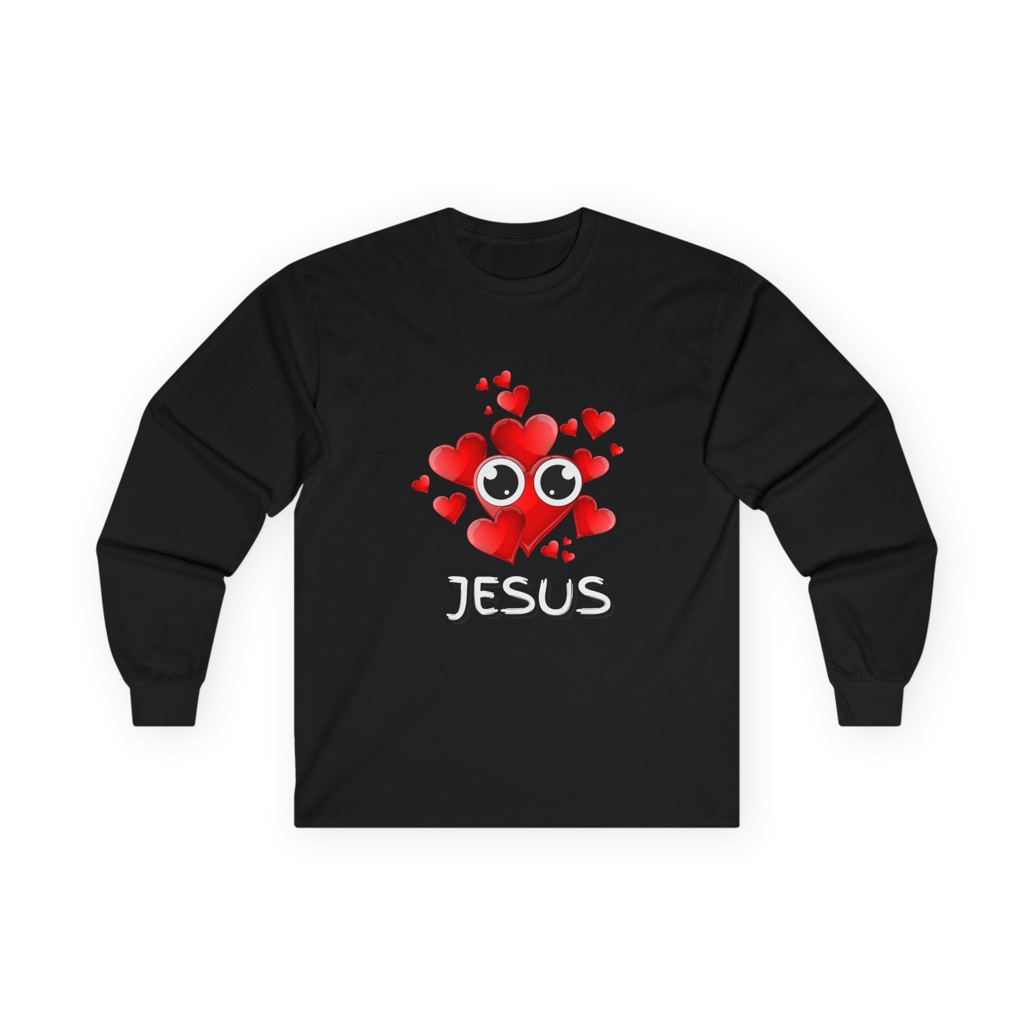 Eye Love Jesus Long-Sleeve - White