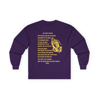 The Lord's Prayer Long Sleeve Tee - Gold