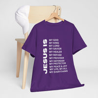 Christian JESUS IS T-shirt - White