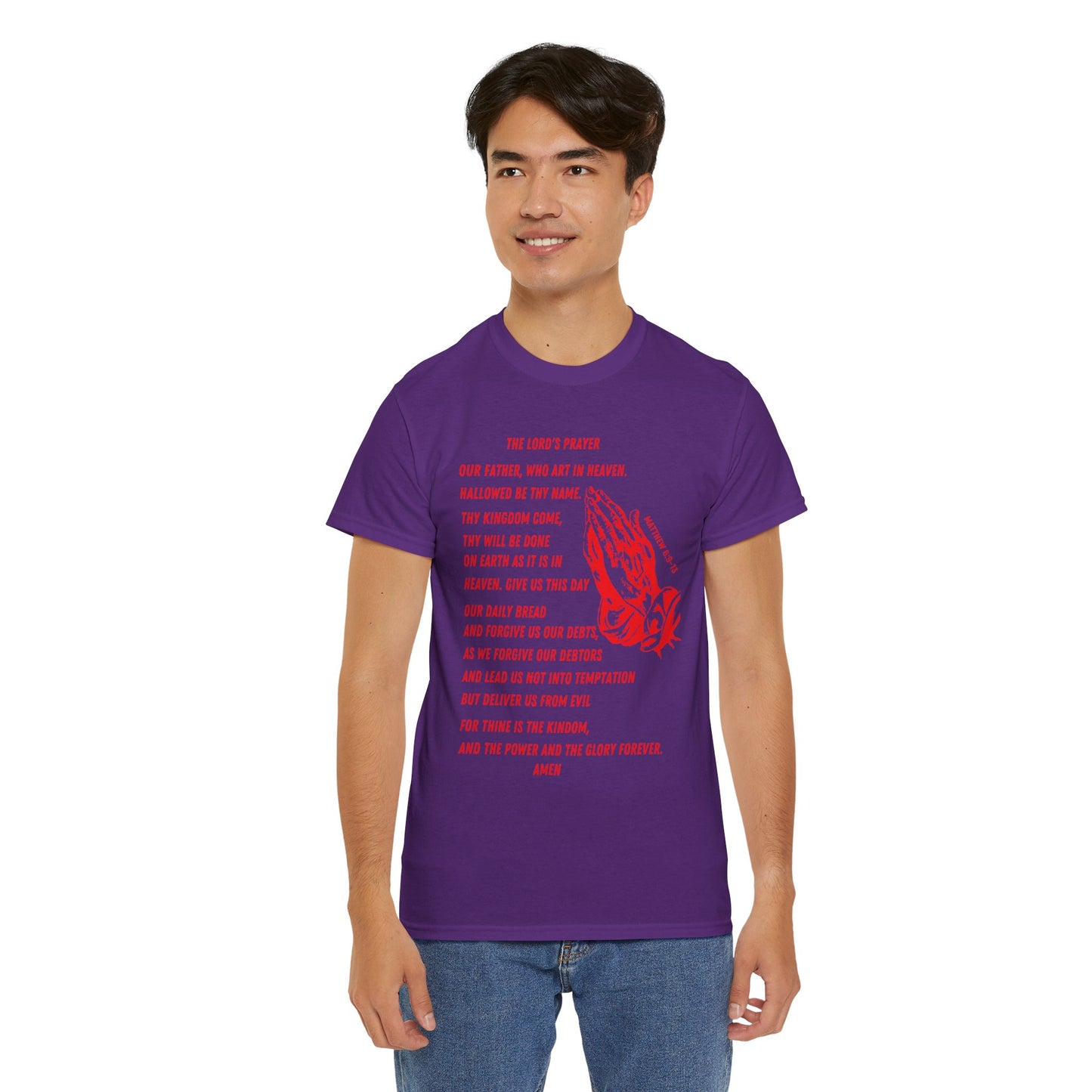 The Lord's Prayer T-Shirt - Red