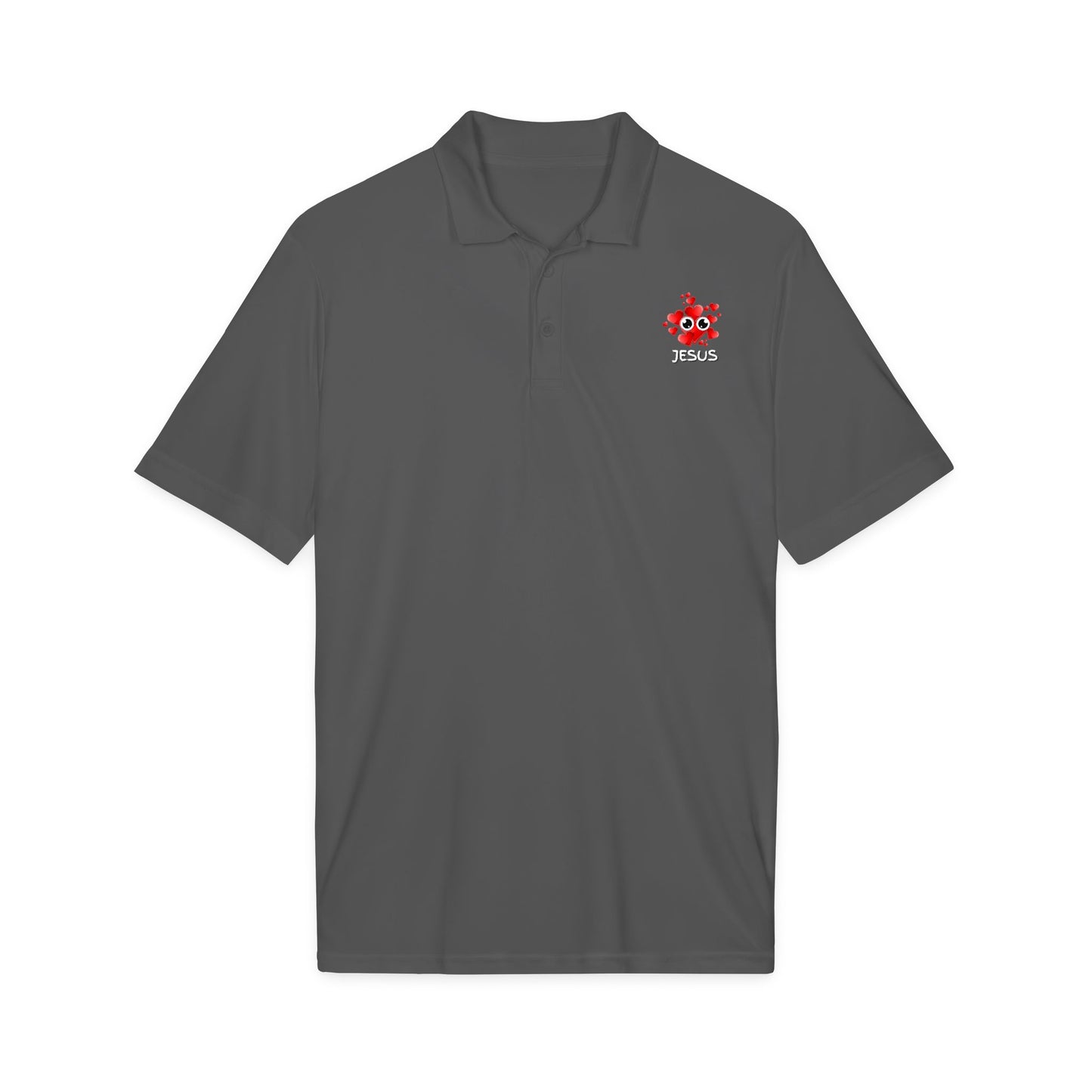 Eye Love Jesus Polo - White