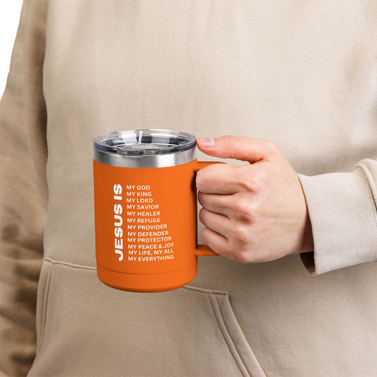 Christian Jesus Is 15oz Tumbler - White