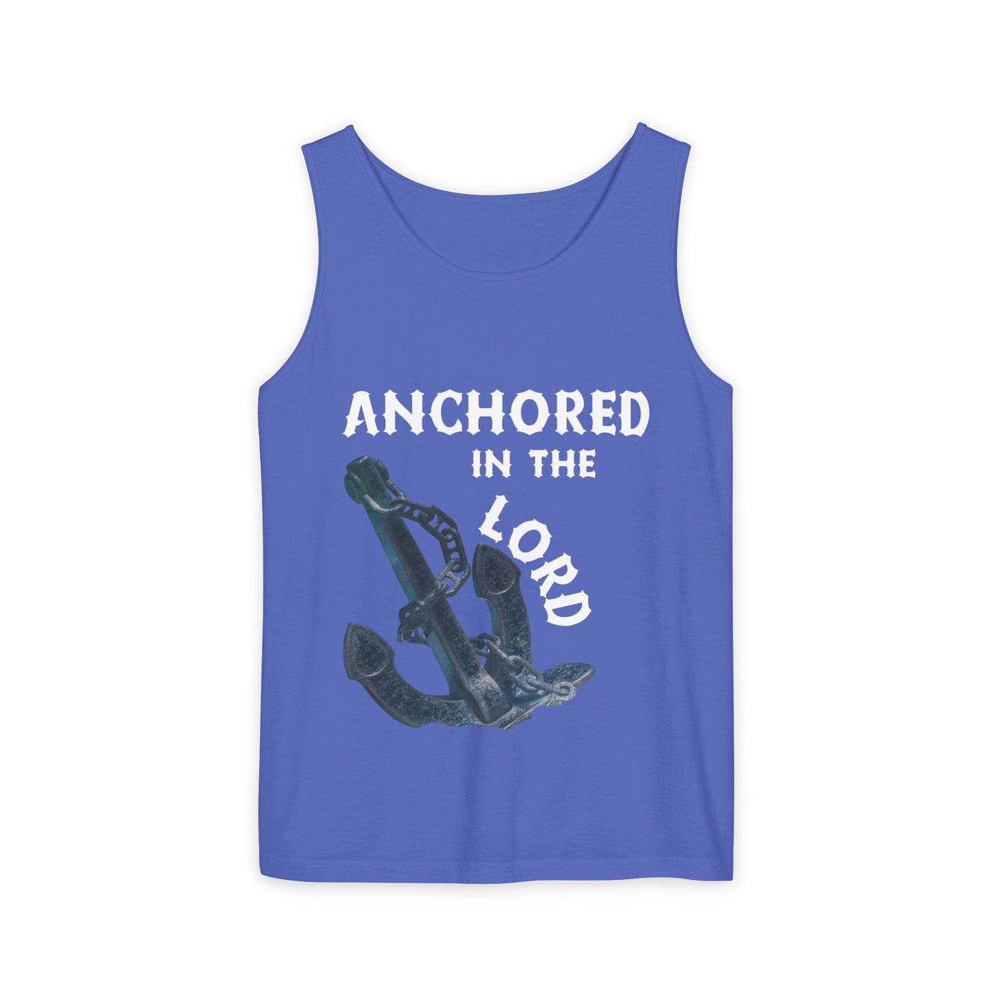 Anchored in the Lord Tank Top - White