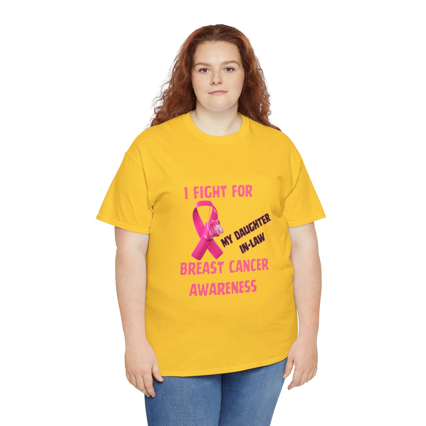 I Fight For My Daughter In-Law Pink Ribbon Tee