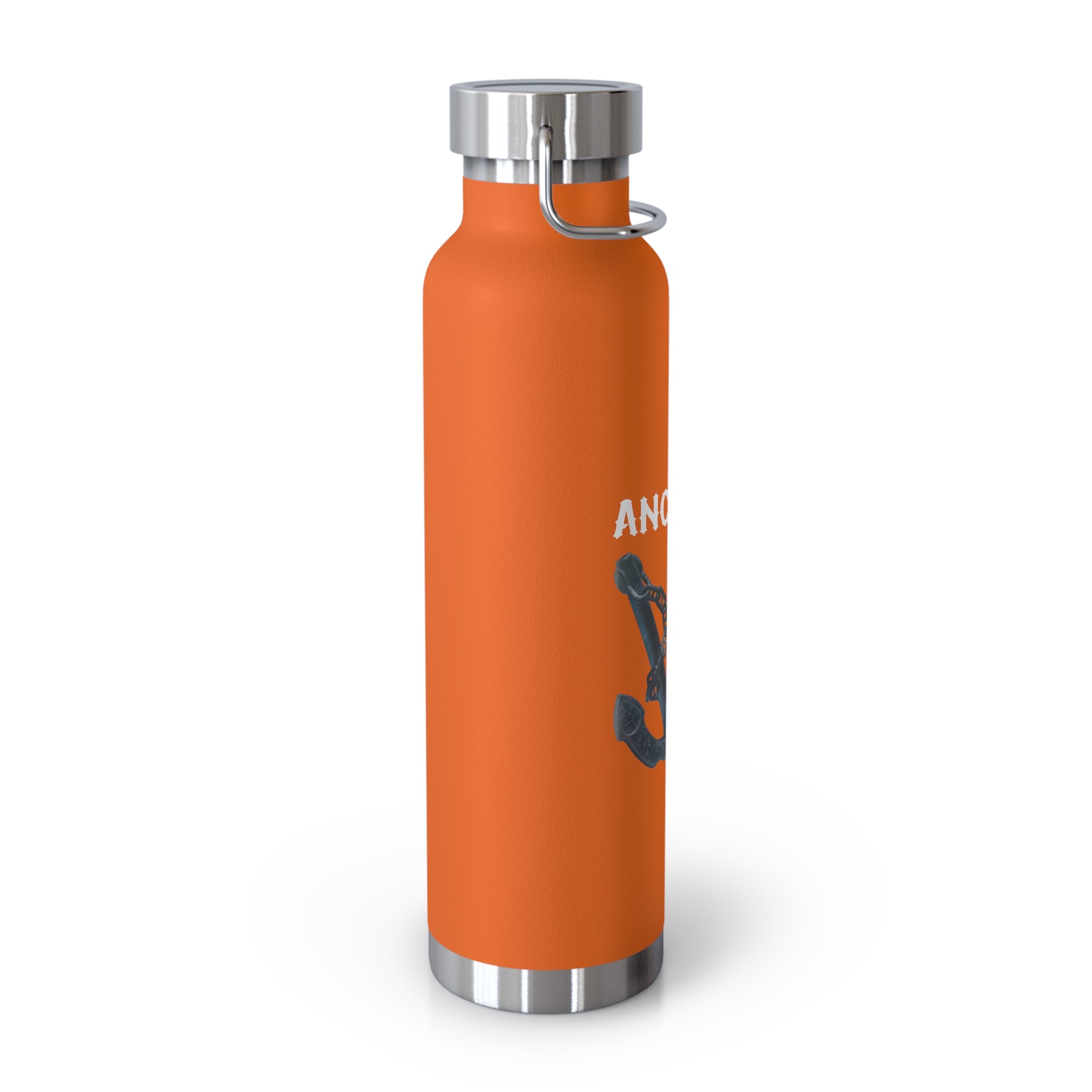 "Anchored in the Lord" 22oz Insulated Water Bottle — White