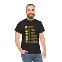 Christian JESUS IS T-Shirt – Gold