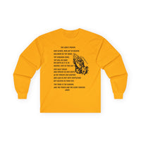 The Lord's Prayer Long Sleeve Tee - Black
