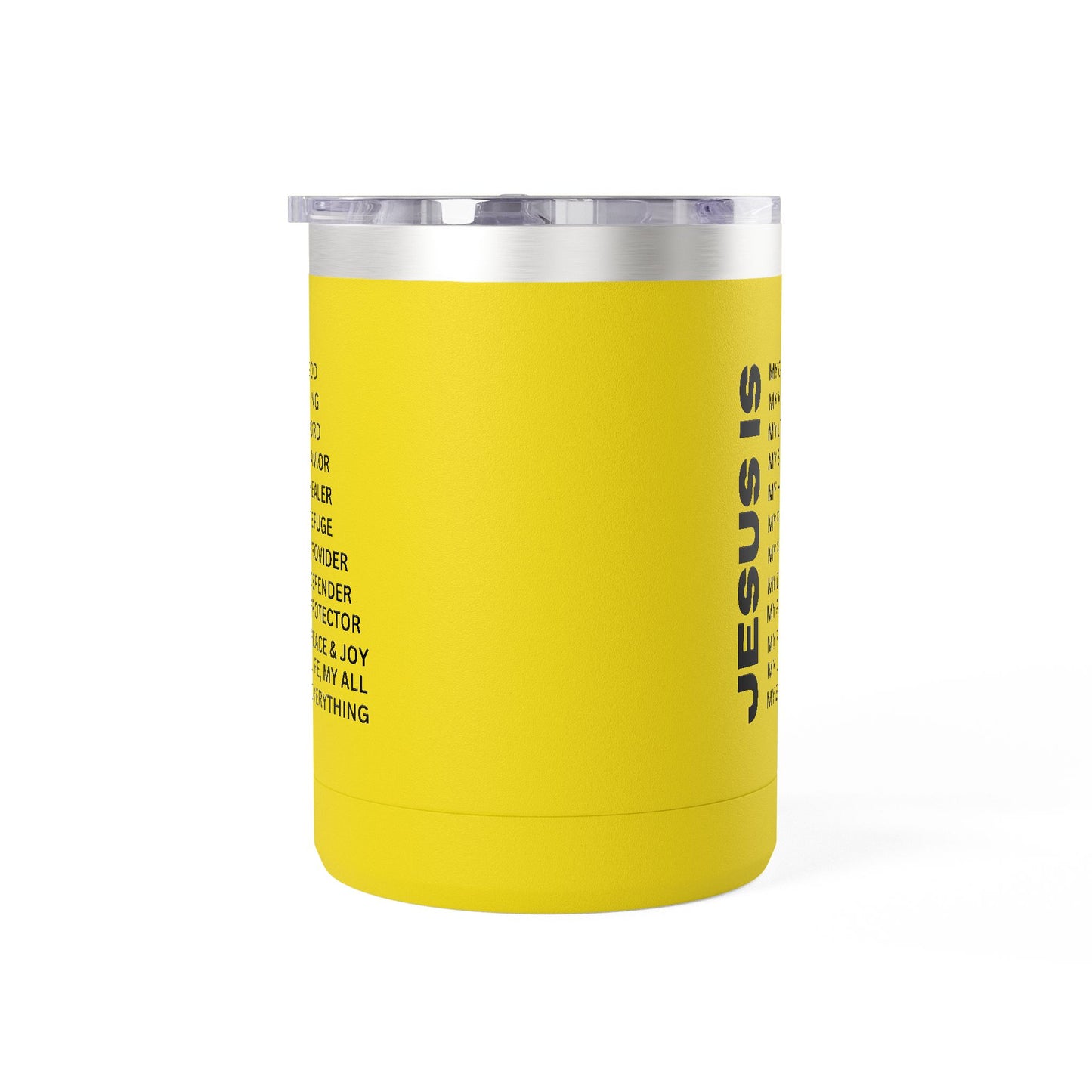 Christian Jesus Is 15oz Tumbler - Black