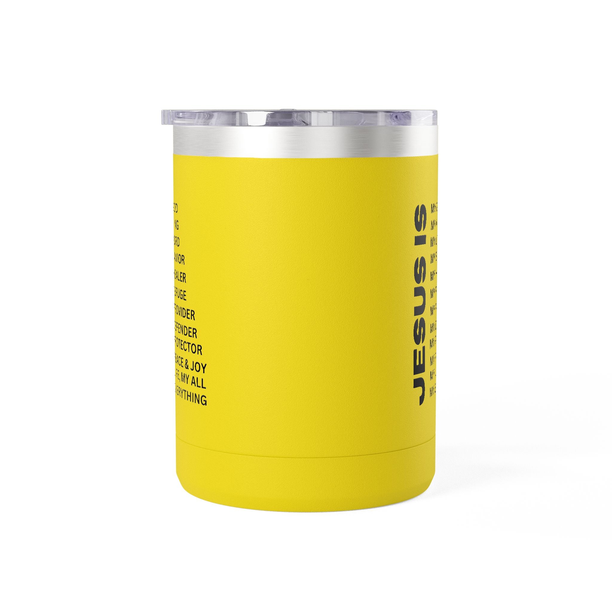 Christian Jesus Is 15oz Tumbler - Black
