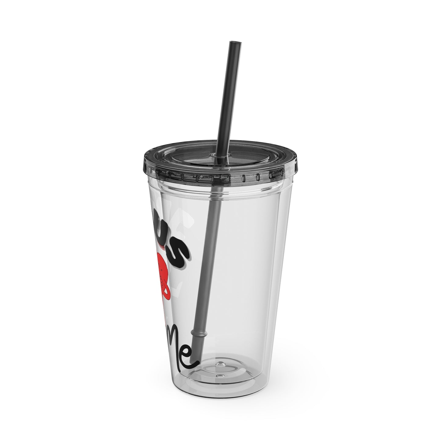 Jesus Loves Me 16oz Tumbler with Straw