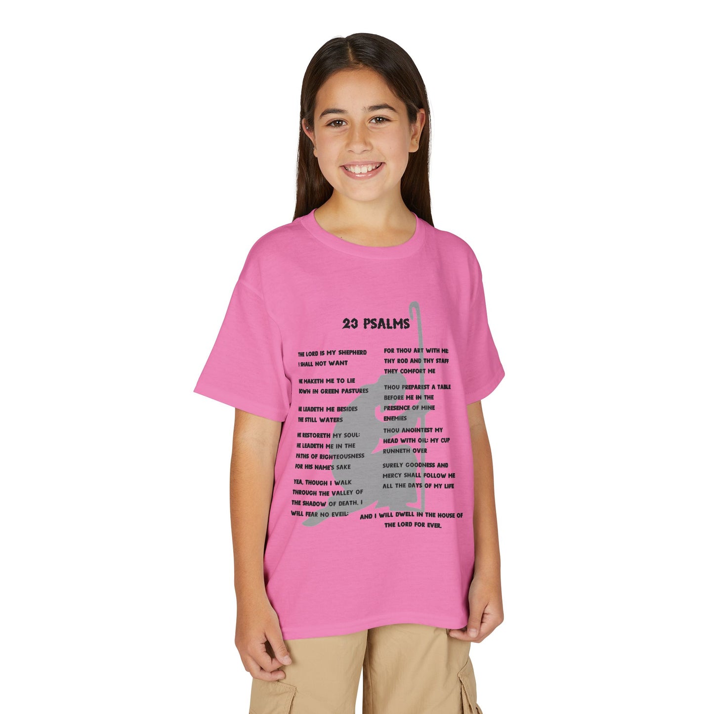 23 Psalms Youth T-shirt - Black
