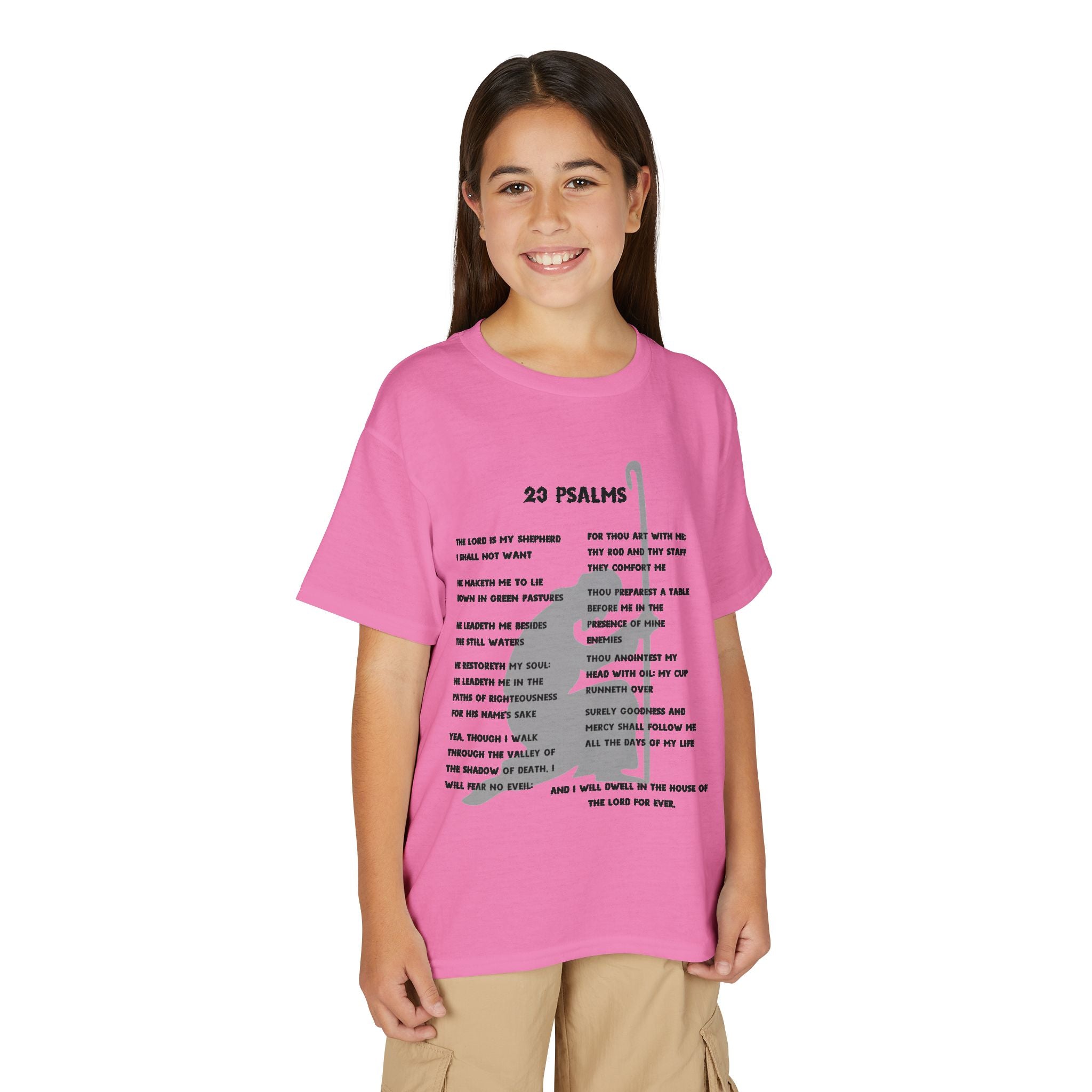 23 Psalms Youth T-shirt - Black