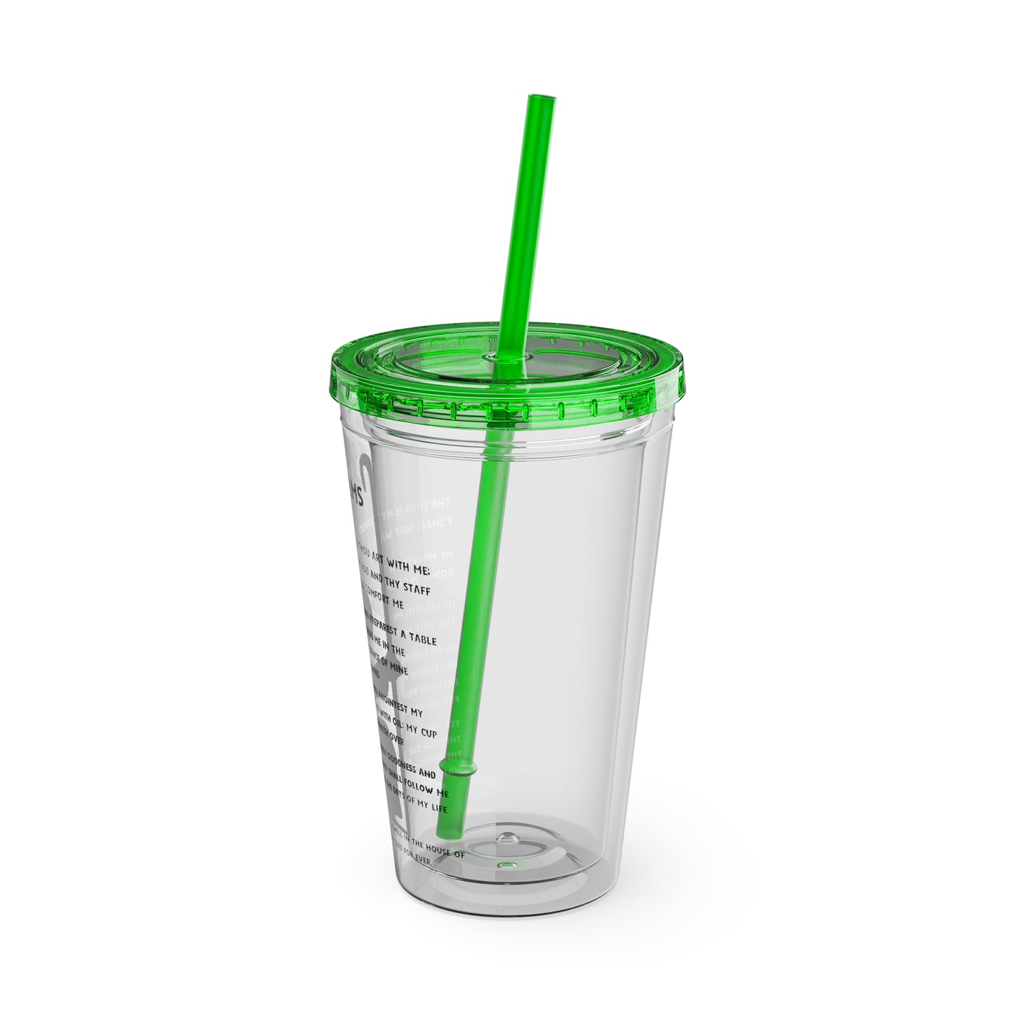 23 Psalms 16oz Tumbler with Straw