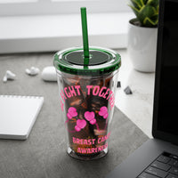 "We Fight Together" 16oz Tumbler with Straw Cup