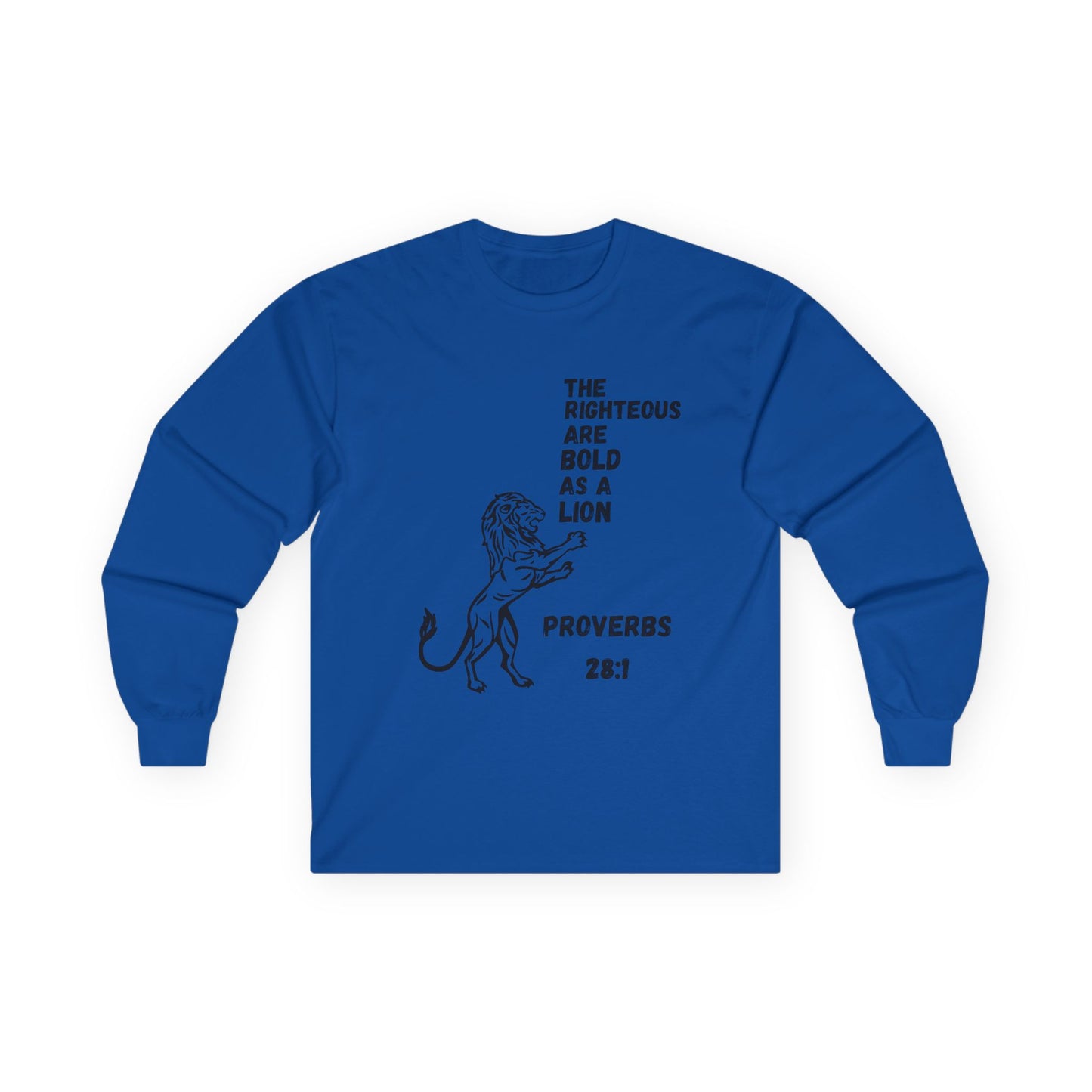 The Righteous Are Bold as a Lion Tee - Proverbs 28:1