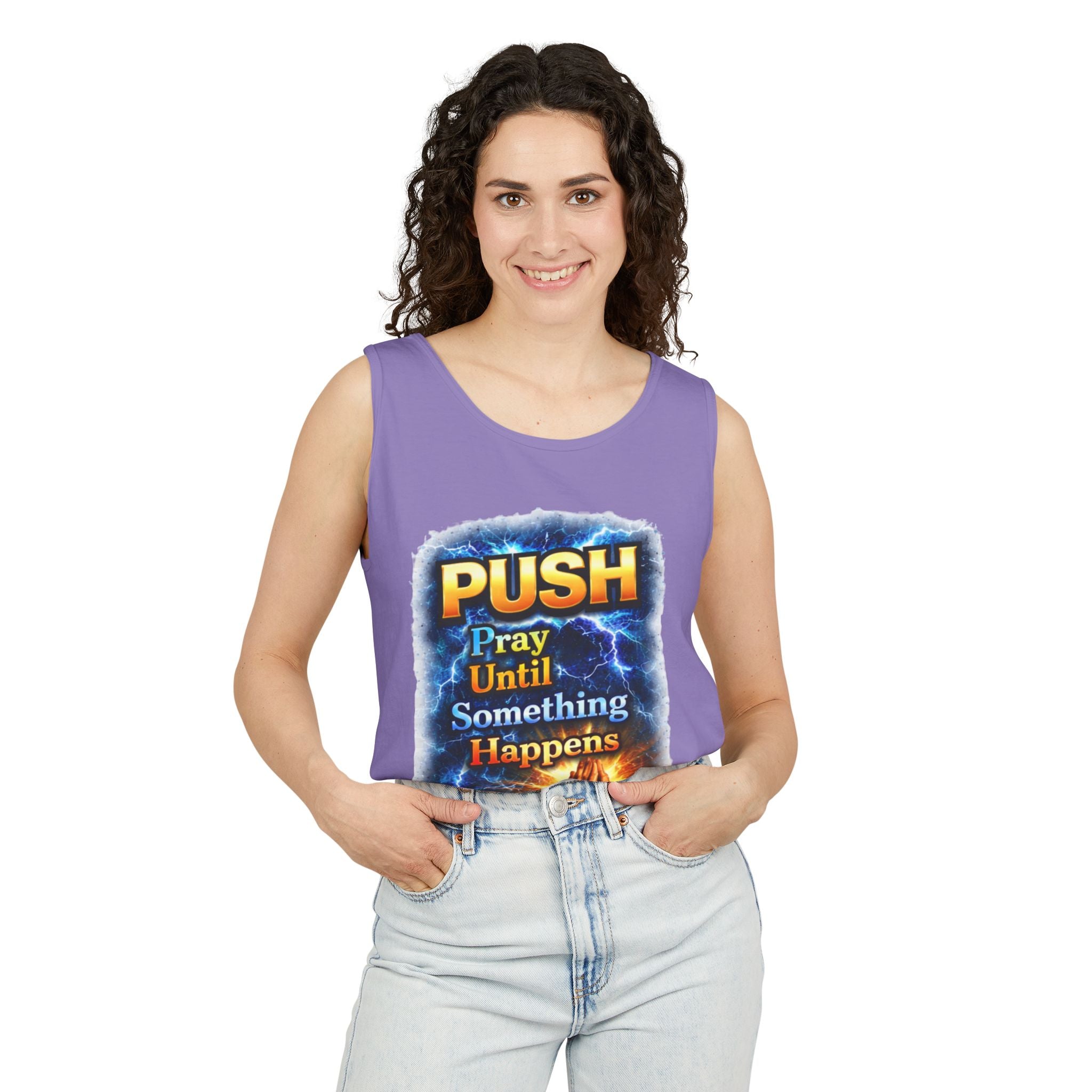 Push: Pray Until Something Happens Tank - Hands