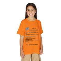 10 Commandments Youth T-shirt - Black
