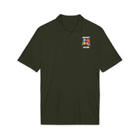 Autism Puzzle Piece Polo Shirt - White