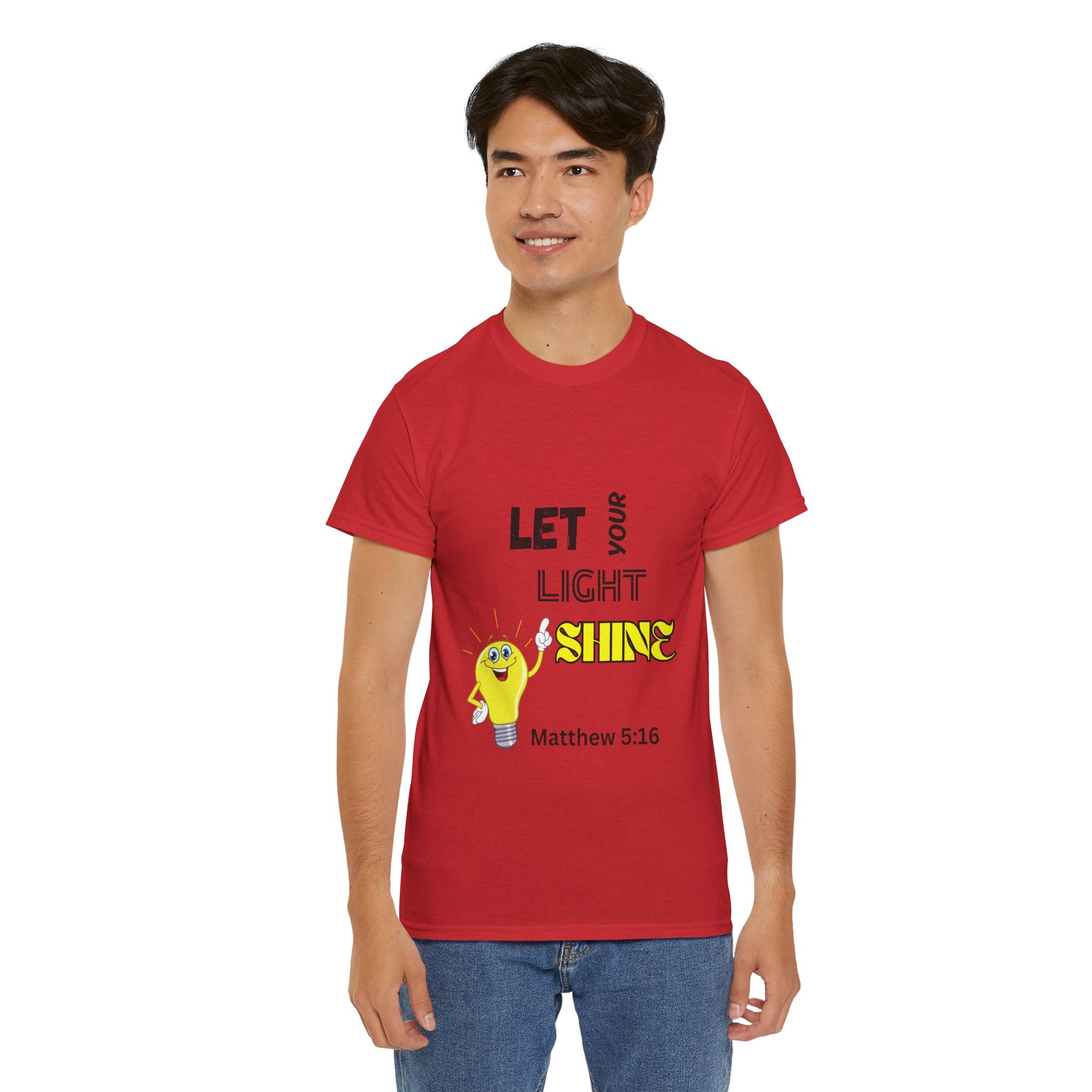 Let Your Light Shine T-Shirt – Matthew 5:16