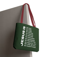Christian JESUS IS Tote Bag - Green