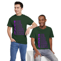 Christian JESUS IS T-shirt - Purple
