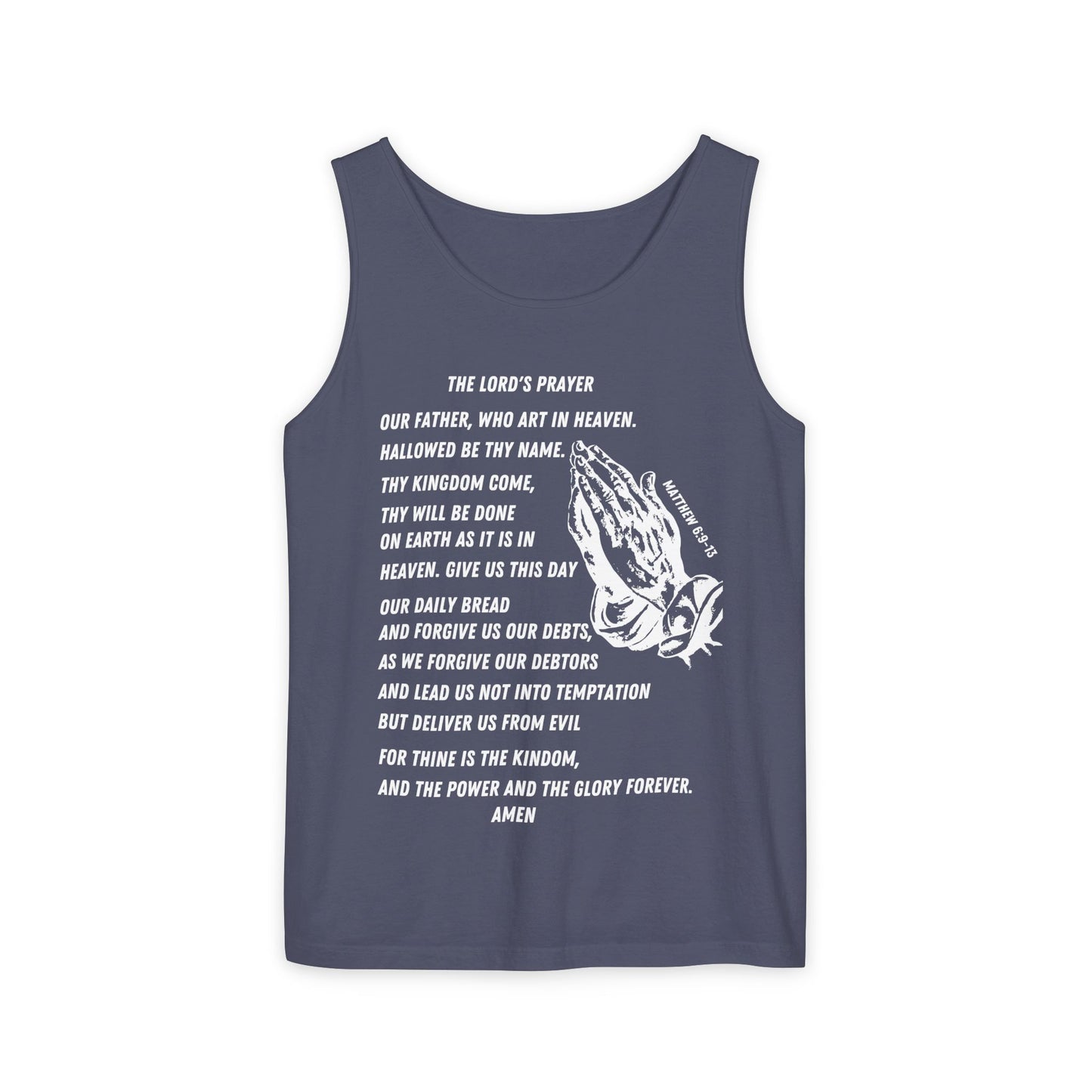 The Lord’s Prayer Tank Top - White