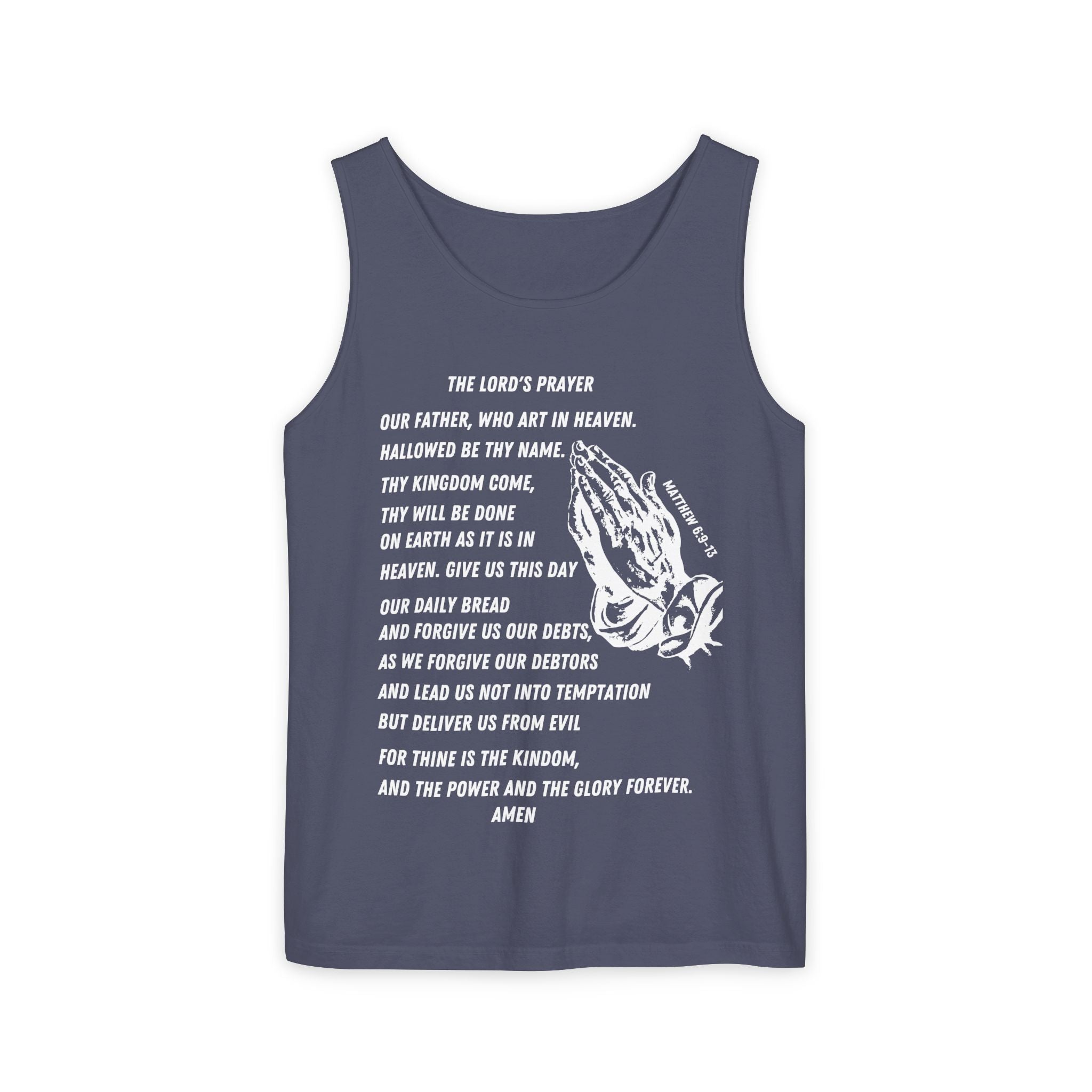 The Lord’s Prayer Tank Top - White