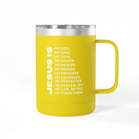 Christian Jesus Is 15oz Tumbler - White
