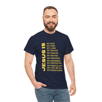 Christian JESUS IS T-Shirt – Gold