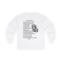 The Lord's Prayer Long Sleeve Tee - Black
