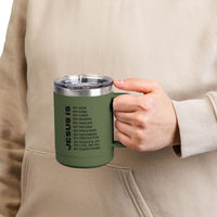 Christian Jesus Is 15oz Tumbler - Black