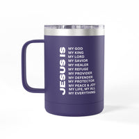Christian Jesus Is 15oz Tumbler - White