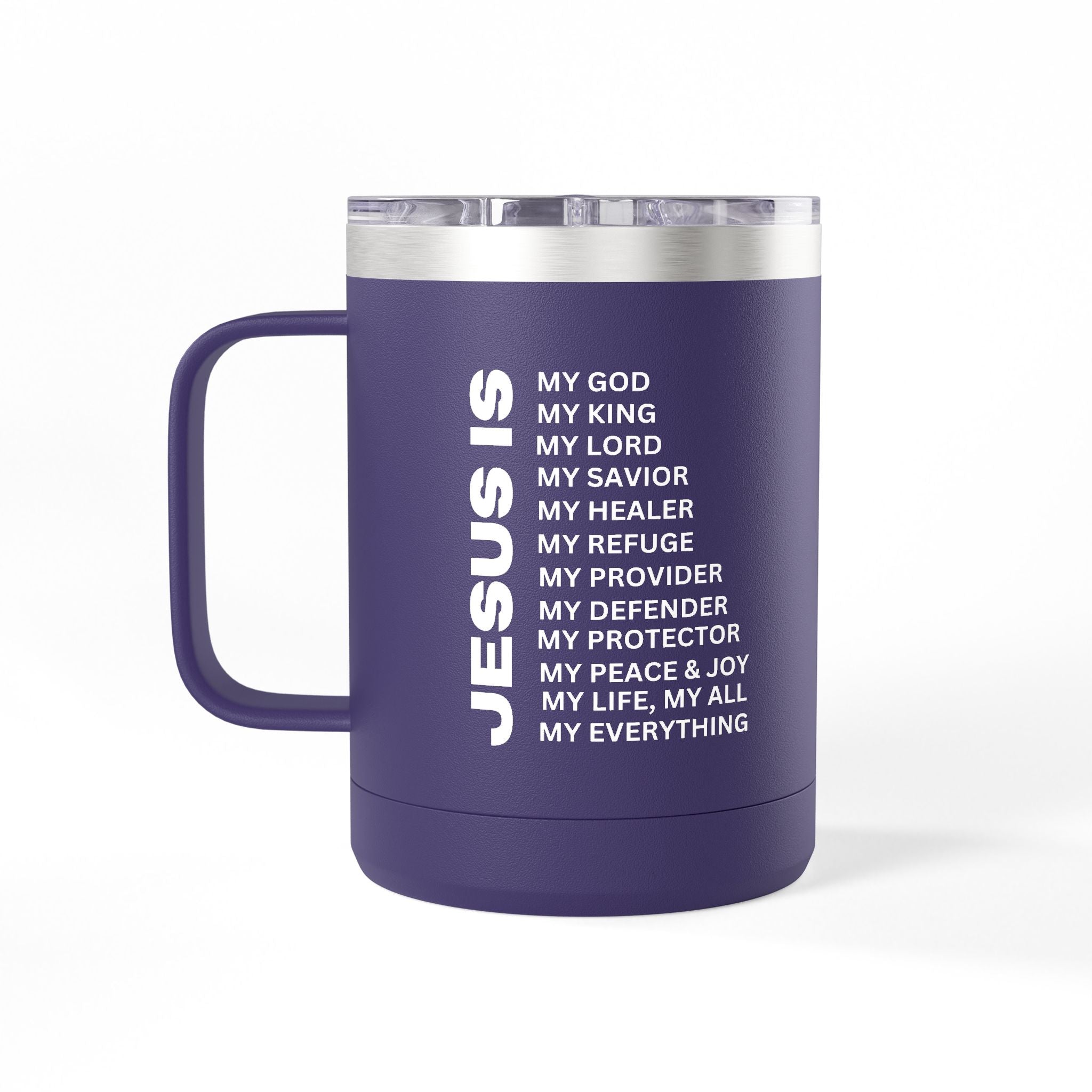 Christian Jesus Is 15oz Tumbler - White