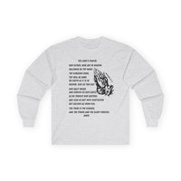 The Lord's Prayer Long Sleeve Tee - Black