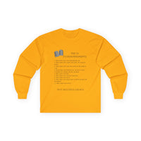 10 Commandments Long Sleeve - Black