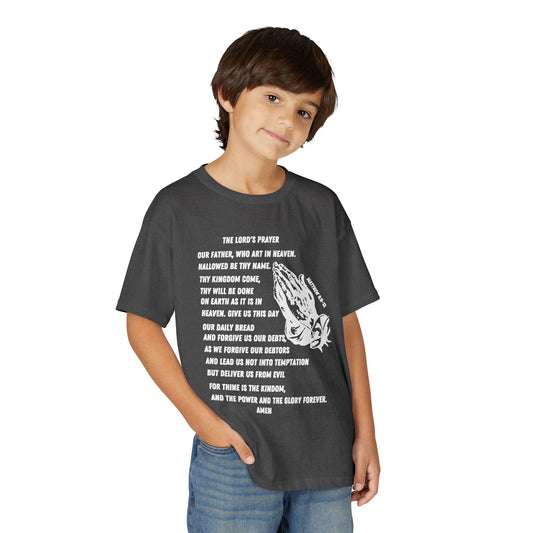 The Lord's Prayer Youth T-Shirt - White