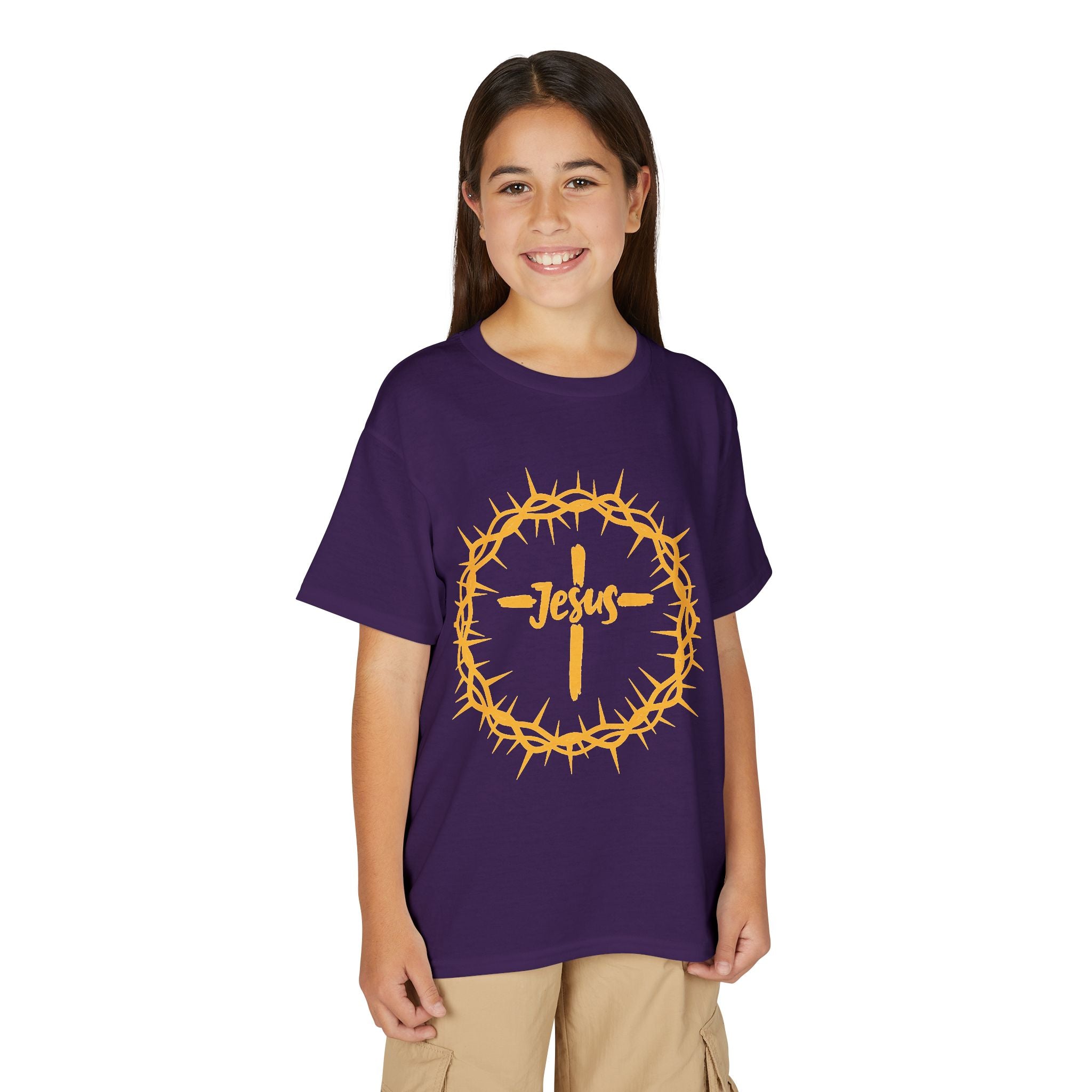 Jesus Crown of Thorns Youth T-shirt