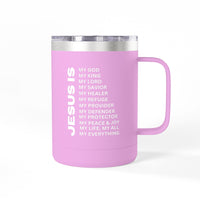 Christian Jesus Is 15oz Tumbler - White