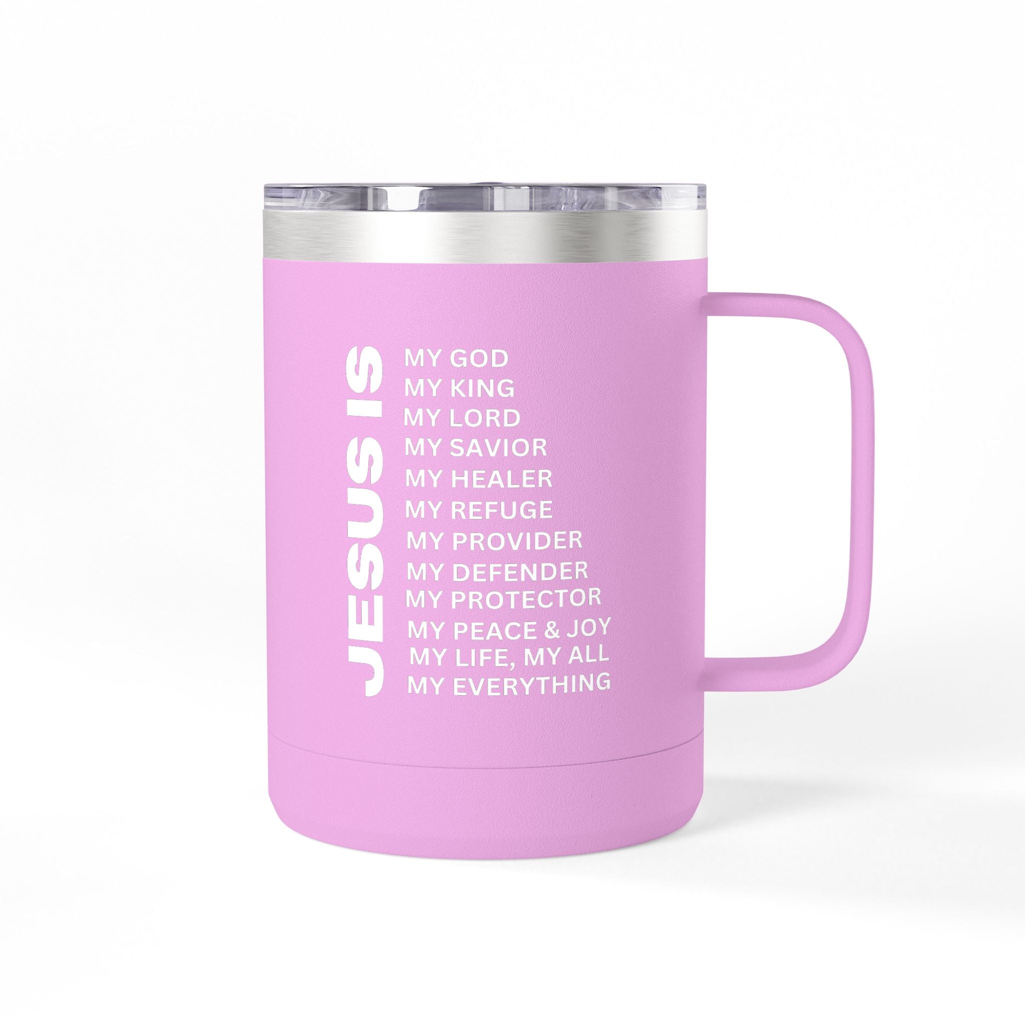 Christian Jesus Is 15oz Tumbler - White