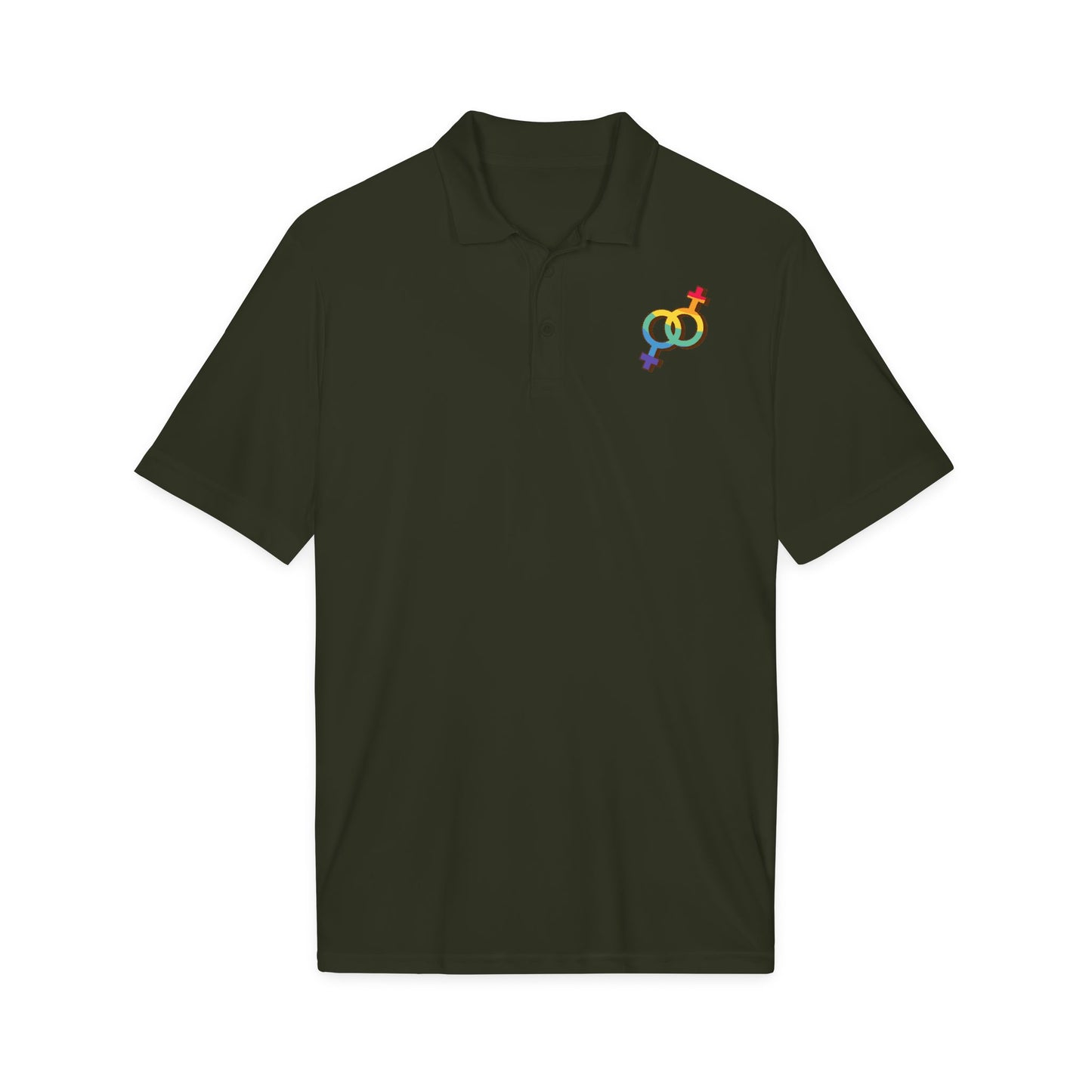 Female Rainbow Symbols Polo Shirt