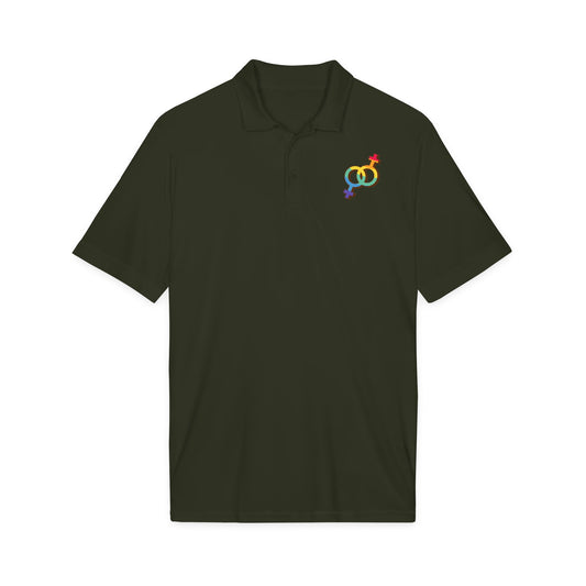 Female Rainbow Symbols Polo Shirt
