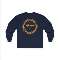 Jesus Crown of Thorns Long Sleeve Tee