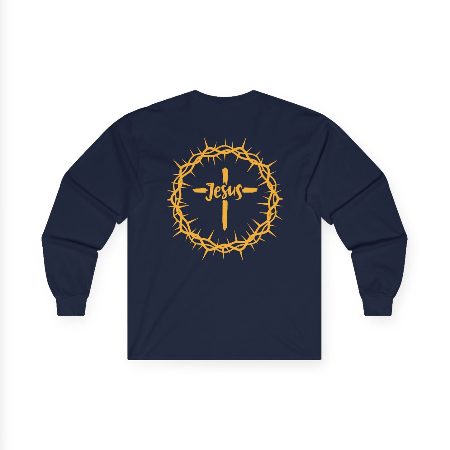 Jesus Crown of Thorns Long Sleeve Tee