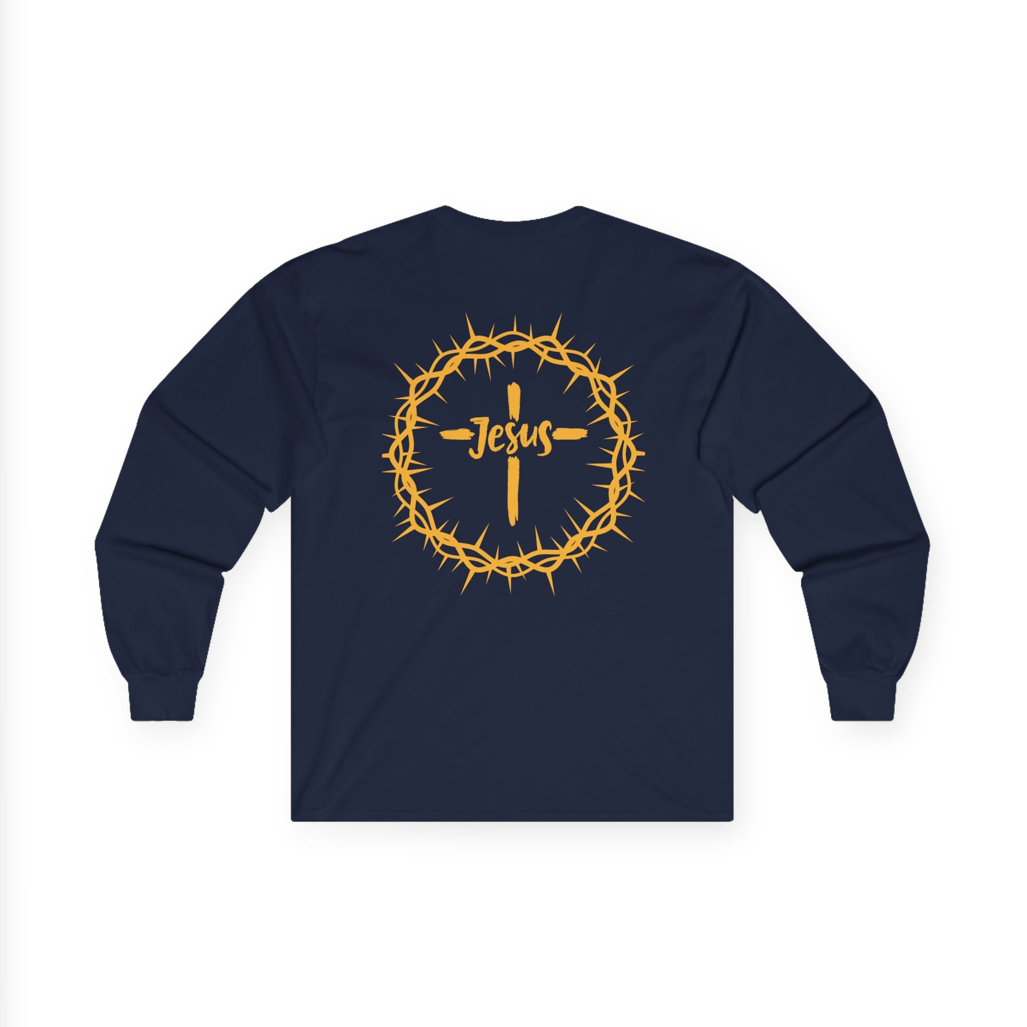 Jesus Crown of Thorns Long Sleeve Tee